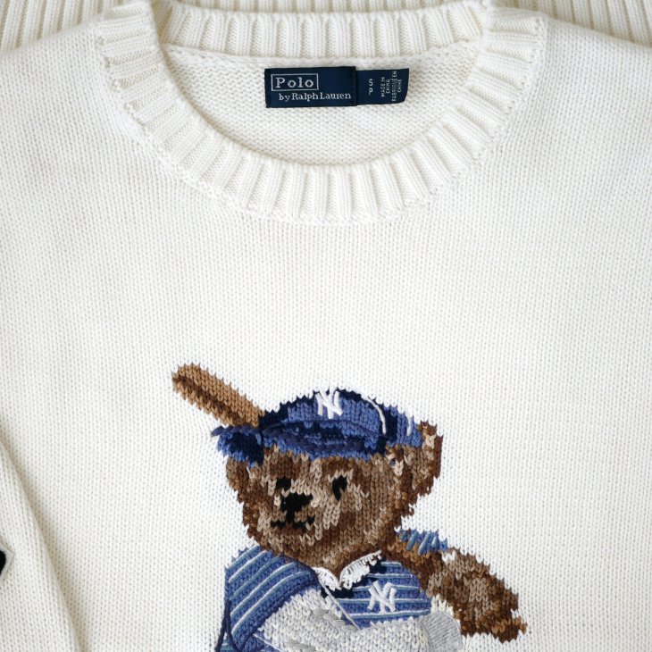 POLO RALPH LAUREN YANKEES BEAR SWEATER