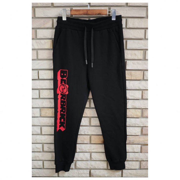 EVISU X BE@RBRICK GLITTERING TOY BEAR MODEL SWEATPANTS