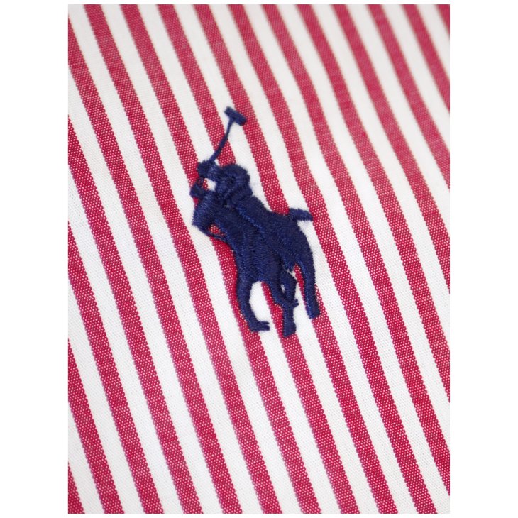 POLO RALPH LAUREN WOMEN SLIM FIT STRIPED COTTON SHIRT