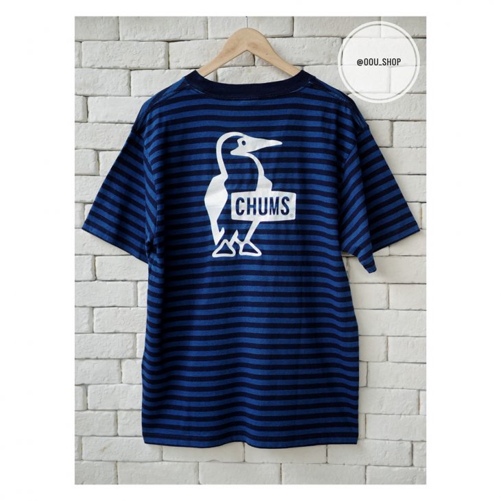 CHUMS INDIGO SHORT SLEEVE T-SHIRT
