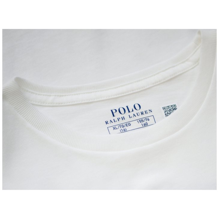 POLO RALPH LAUREN GIRLS POLO BEAR COTTON JERSEY TEE