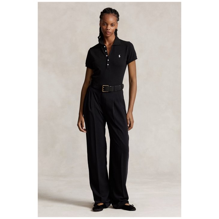 POLO RALPH LAUREN WOMEN SLIM FIT STRETCH POLO SHIRT
