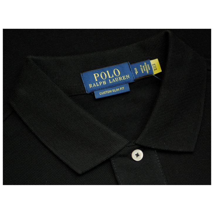POLO RALPH LAUREN CUSTOM SLIM FIT BIG PONY MESH POLO SHIRT