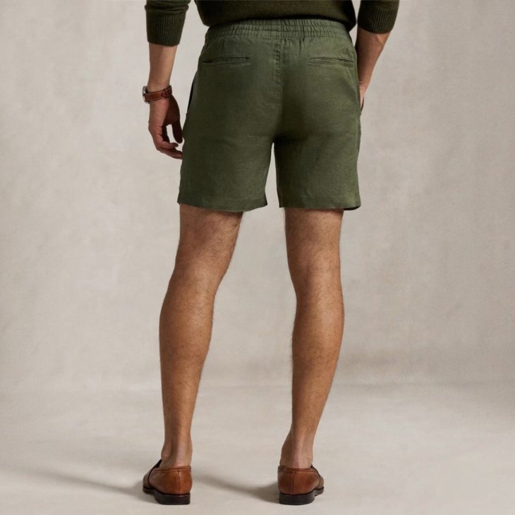 POLO RALPH LAUREN 6-INCH POLO PREPSTER LINEN SHORT