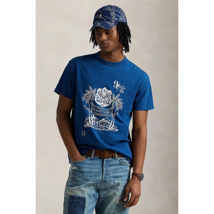 POLO RALPH LAUREN CLASSIC FIT JERSEY GRAPHIC T-SHIRT