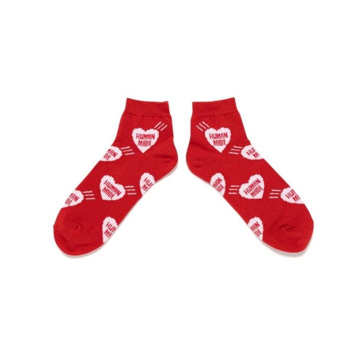 HUMAN MADE HEART SHORT SOCKS