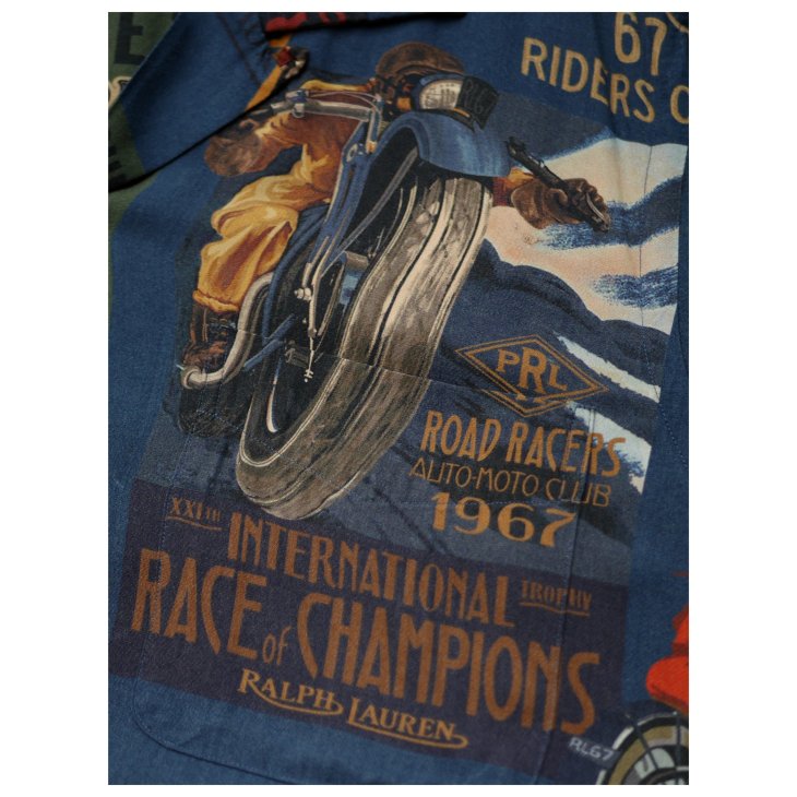 POLO RALPH LAUREN CLASSIC FIT PRINT CAMP SHIRT
