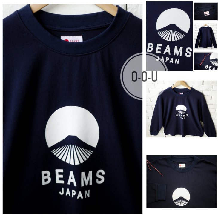 BEAMS JAPAN PRINTED LONG SLEEVE TEE