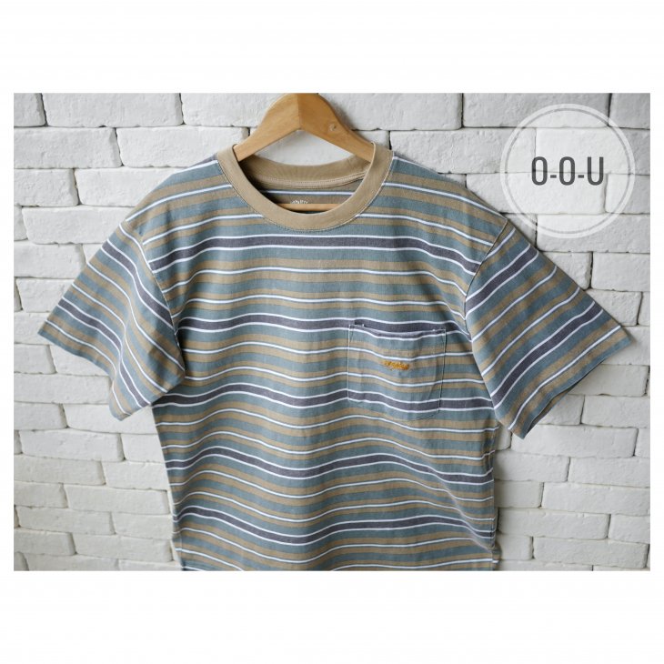 MADNESS STRIPED POCKET TEE