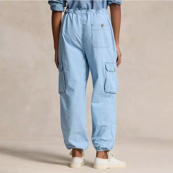 POLO RALPH LAUREN CHAMBRAY CARGO PANT