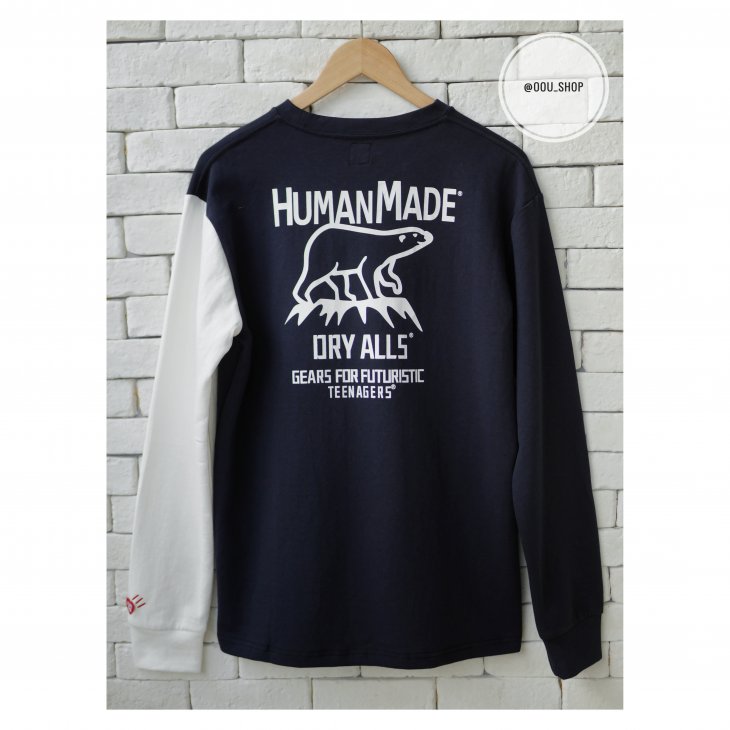 HUMAN MADE TWO TONE LONG-T