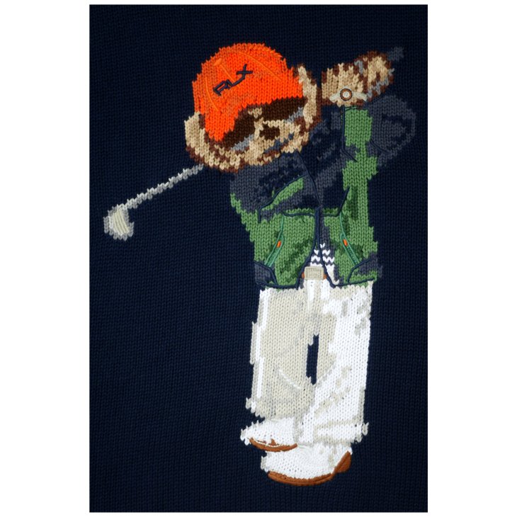 POLO RALPH LAUREN RLX POLO BEAR COTTON-BLEND JUMPER