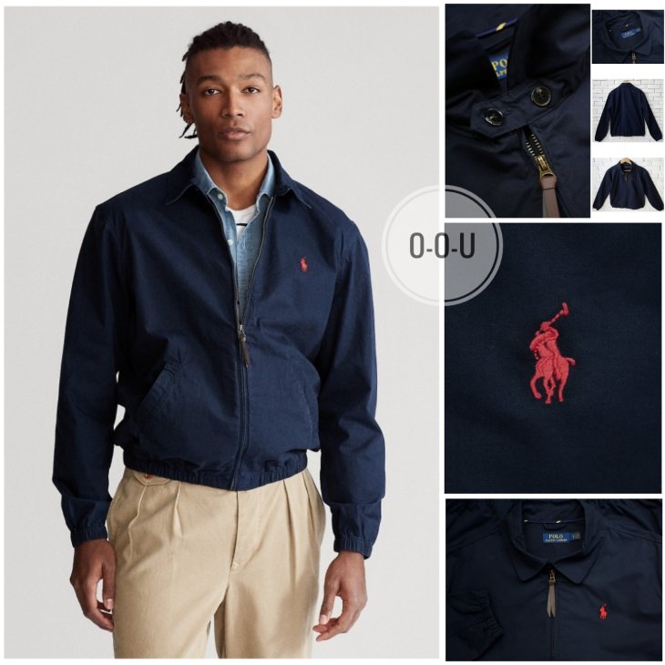 POLO RALPH LAUREN BI SWING WINDBREAKER JACKET O O U