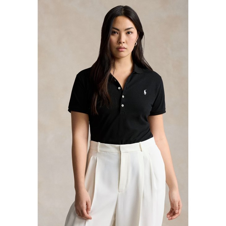 POLO RALPH LAUREN WOMEN SLIM FIT STRETCH POLO SHIRT