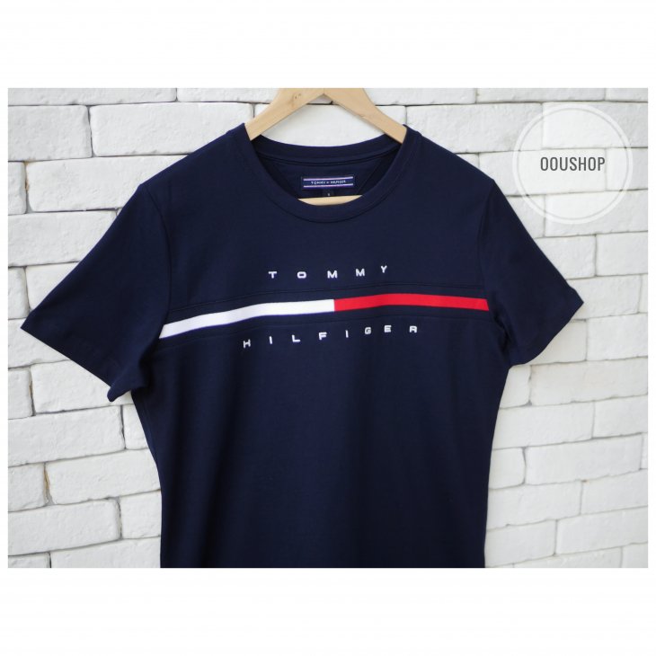 TOMMY HILFIGER ESSENTIAL FLAG LOGO T-SHIRT