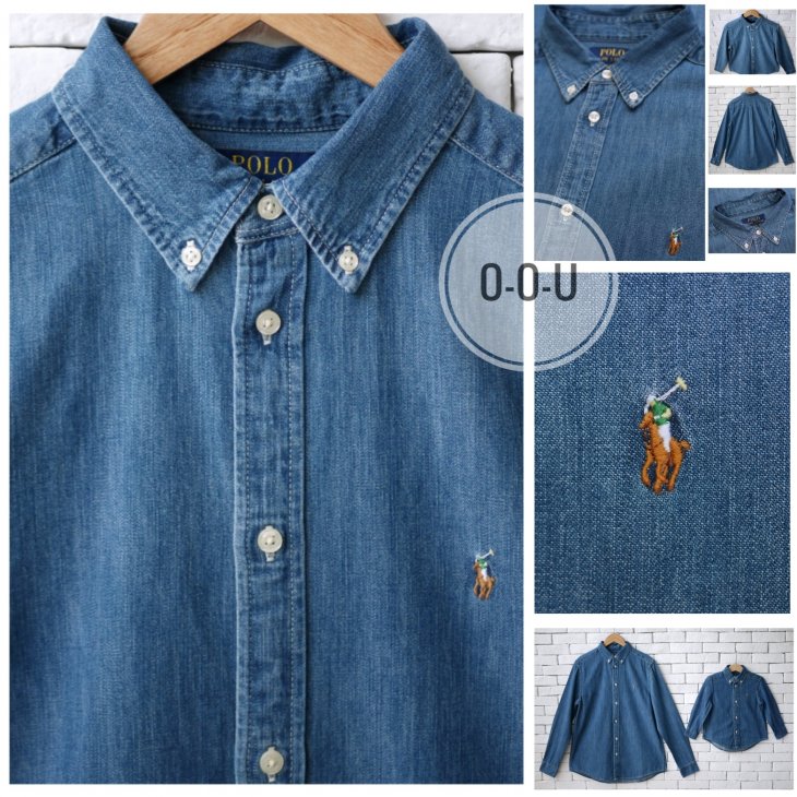 POLO RALPH LAUREN BOYS COTTON DENIM SHIRT