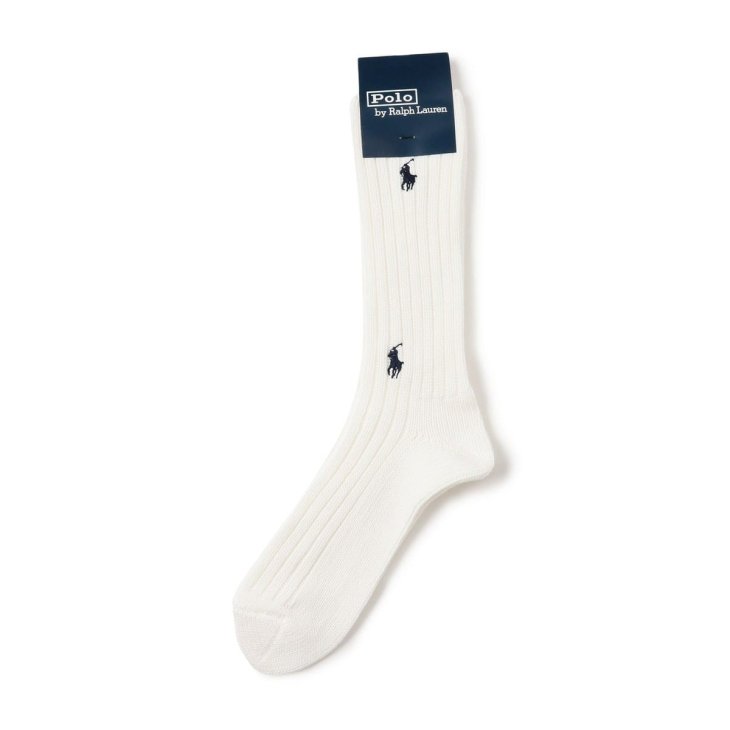 BEAMS x POLO RALPH LAUREN GOLF CREST LOGO SOCKS