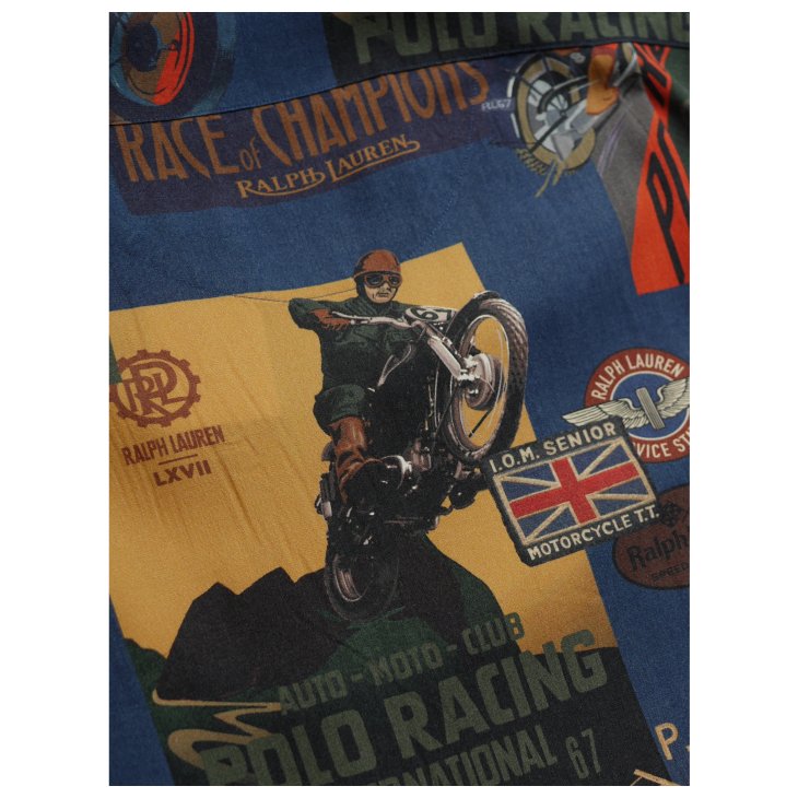POLO RALPH LAUREN CLASSIC FIT PRINT CAMP SHIRT