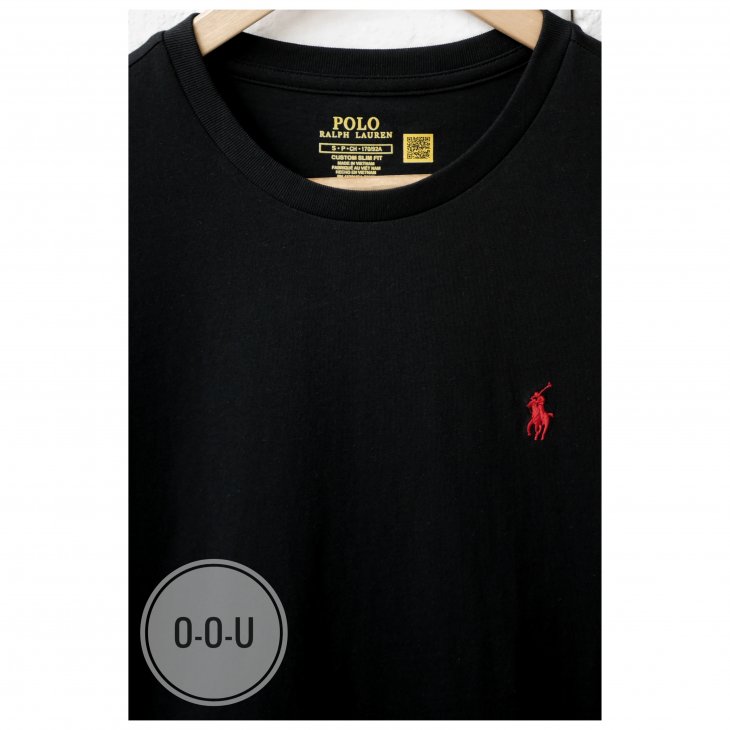 POLO RALPH LAUREN CUSTOM SLIM FIT JERSEY CREWNECK T-SHIRT