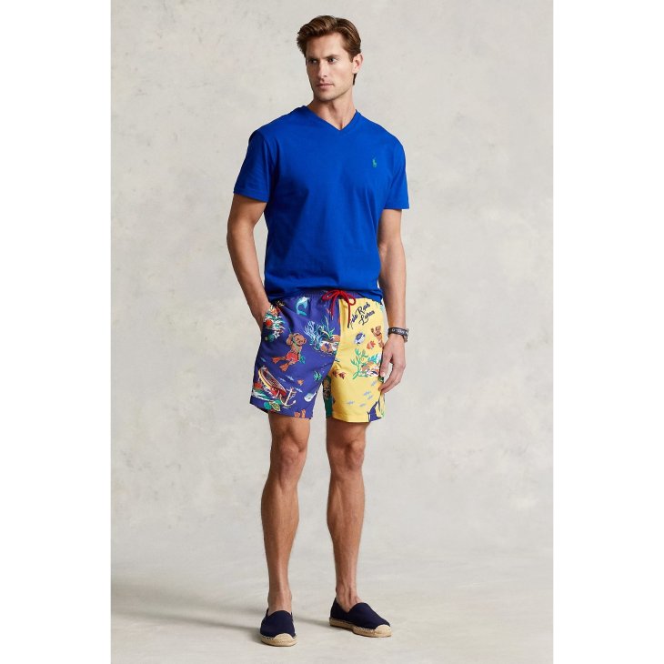 POLO RALPH LAUREN 14.6-CM TRAVELLER BEAR SWIMMING TRUNK
