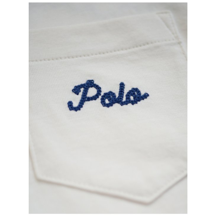 POLO RALPH LAUREN BOYS DOG PRINT COTTON LONG SLEEVE TEE