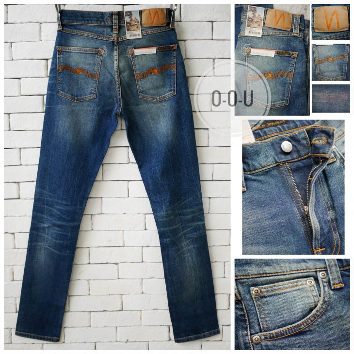 NUDIE JEANS LEAN DEAN BLUE SHELTER