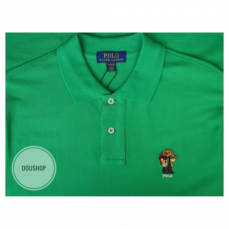 POLO RALPH LAUREN POLO BEAR BOYS COTTON MESH POLO