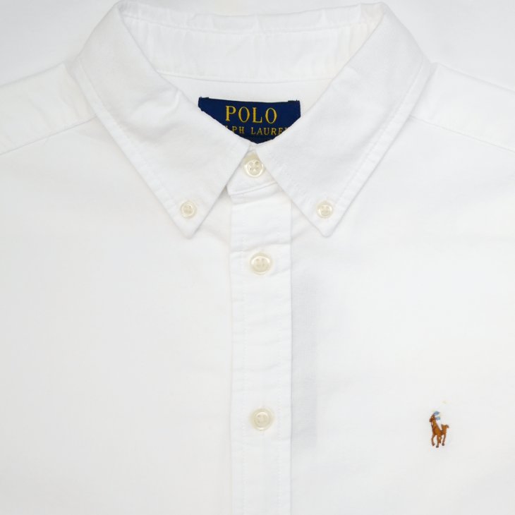 POLO RALPH LAUREN BOYS COTTON OXFORD SHORT SLEEVE SHIRT