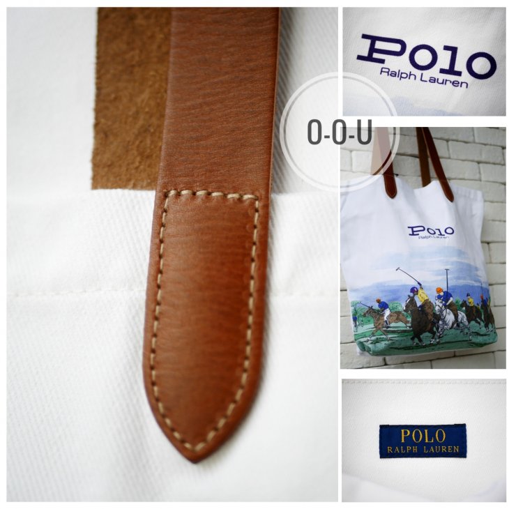 POLO RALPH LAUREN EQUESTRIAN-PRINT TWILL SHOPPER TOTE
