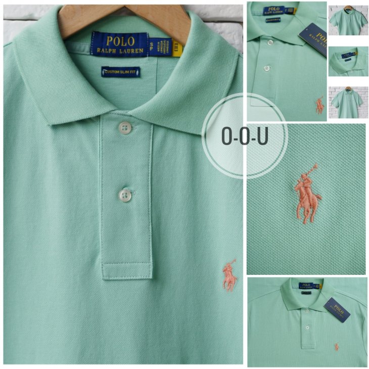 POLO RALPH LAUREN CUSTOM SLIM FIT POLO SHIRT