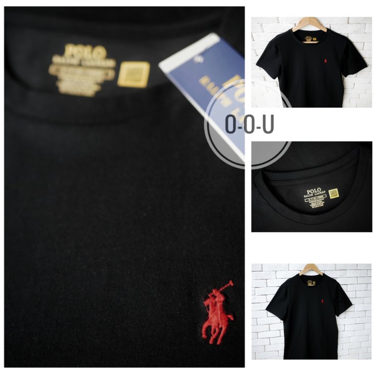 POLO RALPH LAUREN CUSTOM SLIM FIT JERSEY CREWNECK T-SHIRT