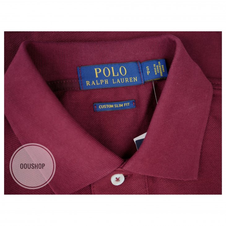 POLO RALPH LAUREN CUSTOM SLIM FIT MESH POLO