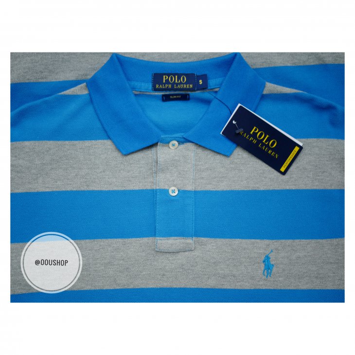 POLO RALPH LAUREN SLIM FIT STRIPED PERFORMANCE POLO