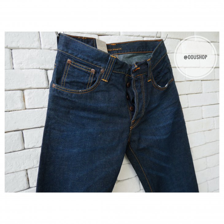 NUDIE JEANS AVERAGE JOE RECYCLE DARK WORN