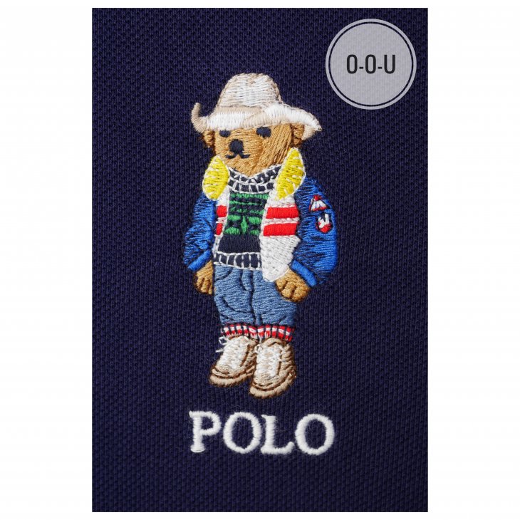 POLO RALPH LAUREN CUSTOM SILM FIT POLO BEAR POLO SHIRT
