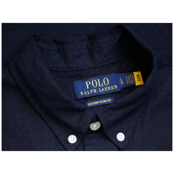 POLO RALPH LAUREN CUSTOM SLIM FIT LINEN SHIRT