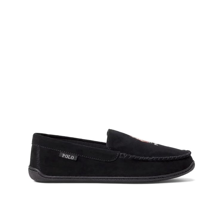 POLO RALPH LAUREN BRENAN POLO BEAR SUEDE SLIPPER