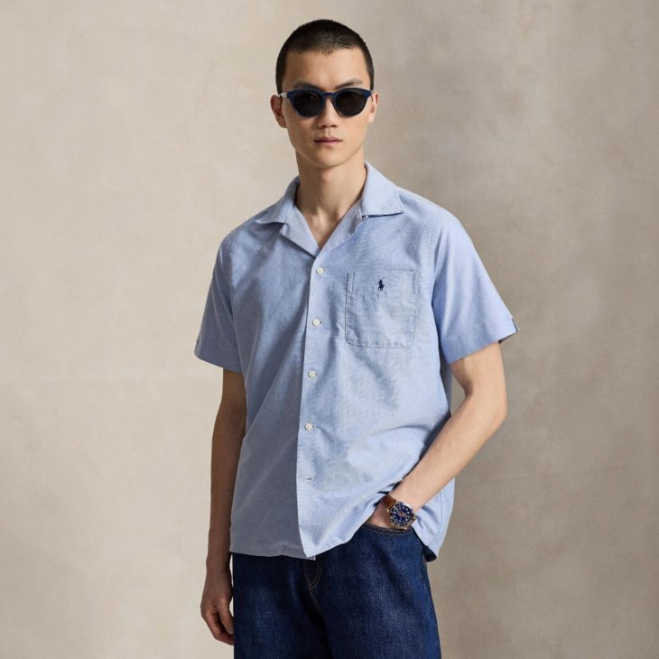 POLO RALPH LAUREN CLASSIC FIT OXFORD CAMP SHIRT