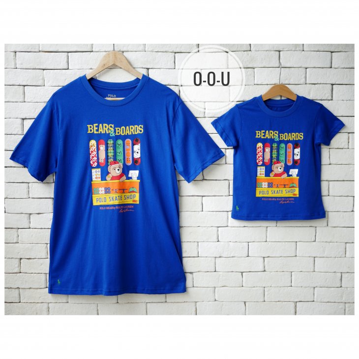POLO RALPH LAUREN POLO BEAR KIDS COTTON JERSEY T-SHIRT