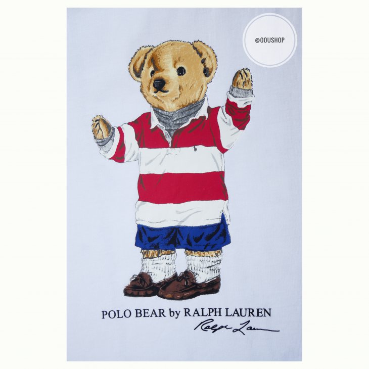 POLO RALPH LAUREN BEAR BOYS COTTON T-SHIRT