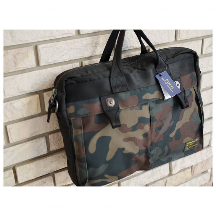 POLO RALPH LAUREN NYLON LAPTOP BAG BRIEFCASE-CB-LP