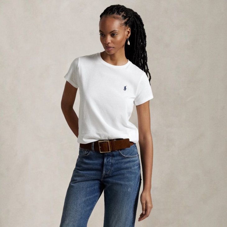 POLO RALPH LAUREN WOMEN COTTON JERSEY TEE