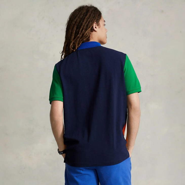 POLO RALPH LAUREN CLASSIC FIT MESH GRAPHIC POLO SHIRT