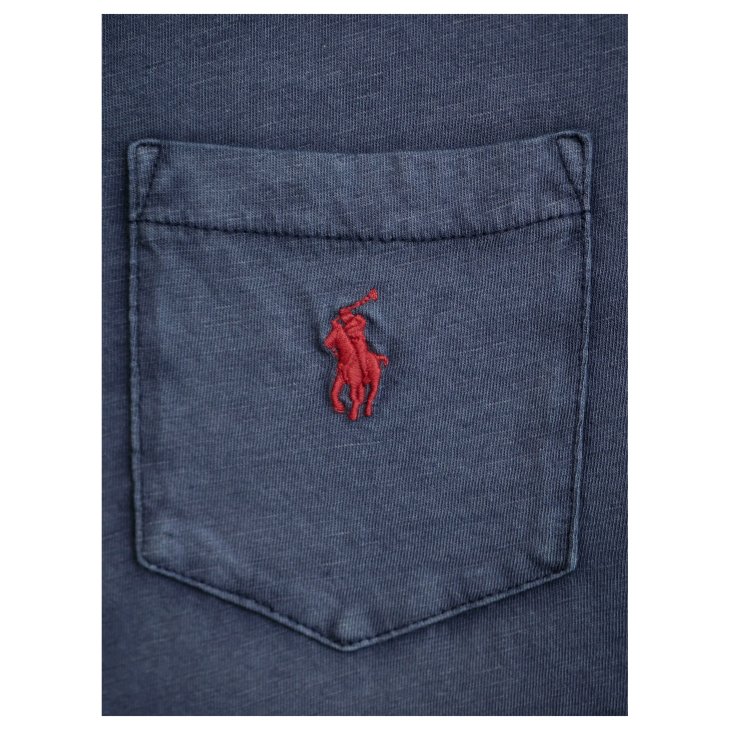 POLO RALPH LAUREN CUSTOM SLIM FIT JERSEY POCKET T-SHIRT
