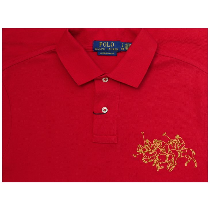POLO RALPH LAUREN LUNAR NEW YEAR TRIPLE PONY POLO SHIRT