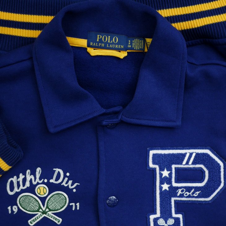 POLO RALPH LAUREN FLEECE LETTERMAN JACKET