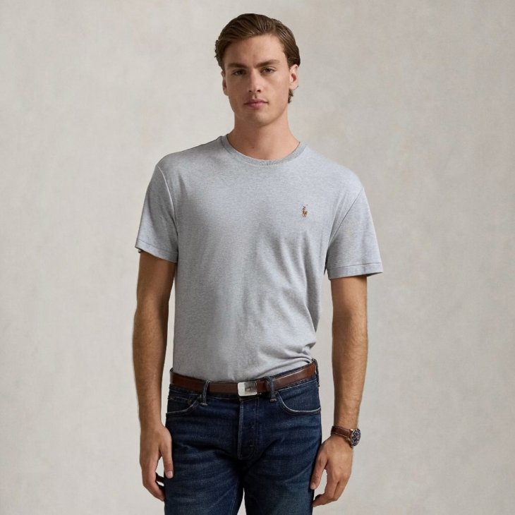 POLO RALPH LAUREN CUSTOM SLIM FIT COTTON T-SHIRT