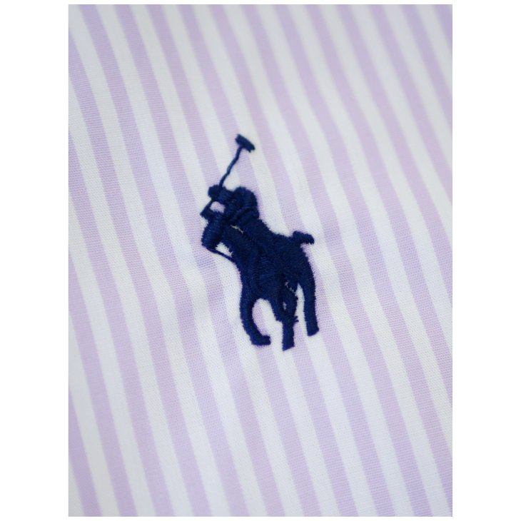 POLO RALPH LAUREN WOMEN SLIM FIT STRIPED COTTON SHIRT