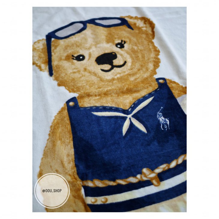 POLO RALPH LAUREN HOME POLO BEAR BEACH TOWEL
