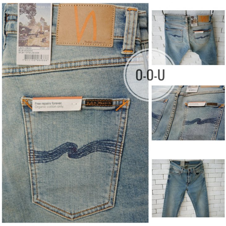 NUDIE JEANS LEAN DEAN BLUE MEADOW